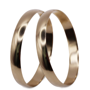 Par Aliança de Casamento - Ouro 10k - 3mm - JF1078