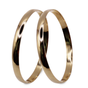 Par Aliança de Casamento - Ouro 10k - 2mm - JF2018