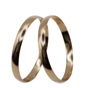 Par Aliança de Casamento - Ouro 10k - 2,5mm - JF2019