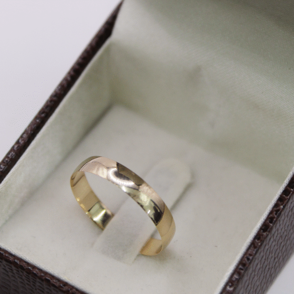 Par Aliança de Casamento - Ouro 10k - 4mm - JF2021 - Imagem 2